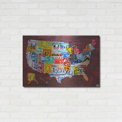 "USA Map Edition 15" par Design Turnpike