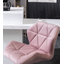 Tabourets de bar pivotants en métal Mauve