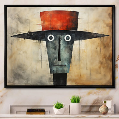 Coral Beige Mexico Art El Hombre III - Mexican Art Wall Art