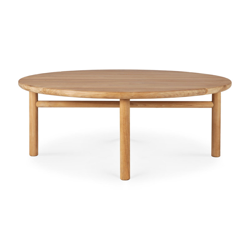 Quatro Outdoor Round Teak, 37.4" Diameter 
