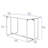 Sivana Glass Top Dining Table