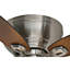 Ventilateur de plafond encastré à 5 pales 44 po avec chaîne de traction et ensemble d'éclairage inclus Durant-12031219