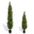 Artificial Topiary Cedar Tower Tree Fake Cedar Potted Plants-303126790