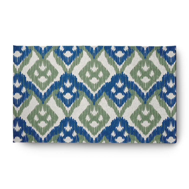 Chenille Ikat Indoor Rug