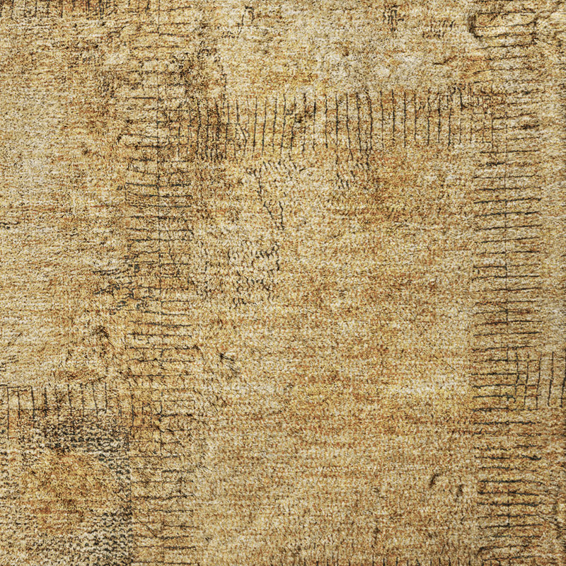 Tapis à poil long de qualité supérieure lavable à la machine ADS685, Cuivre, 10 pi x 14 pi