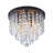 Cheyan 5-Light 11" Crystal Chandelier Ceiling Light Fixture with Flush Mount-1856474718