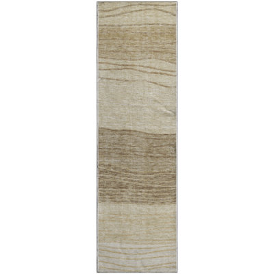 Premium Machine Washable Tweedy Beige Rug