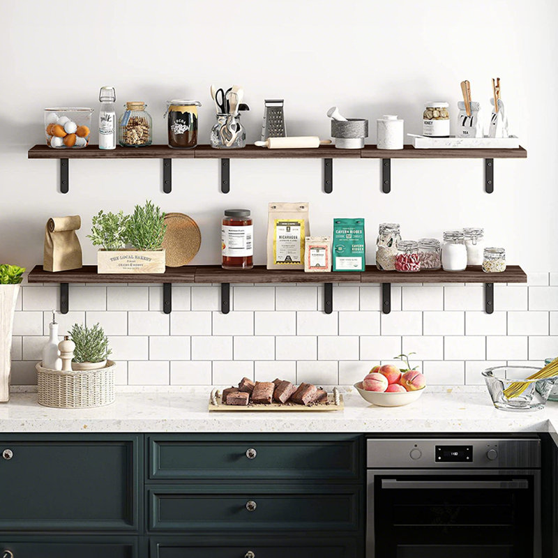 Wood Floating Shelf, Brown
