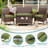 3-Piece Outdoor  Cushion  Covers Set(1 Big Cover+2 Small Covers), Covers Only-112894481