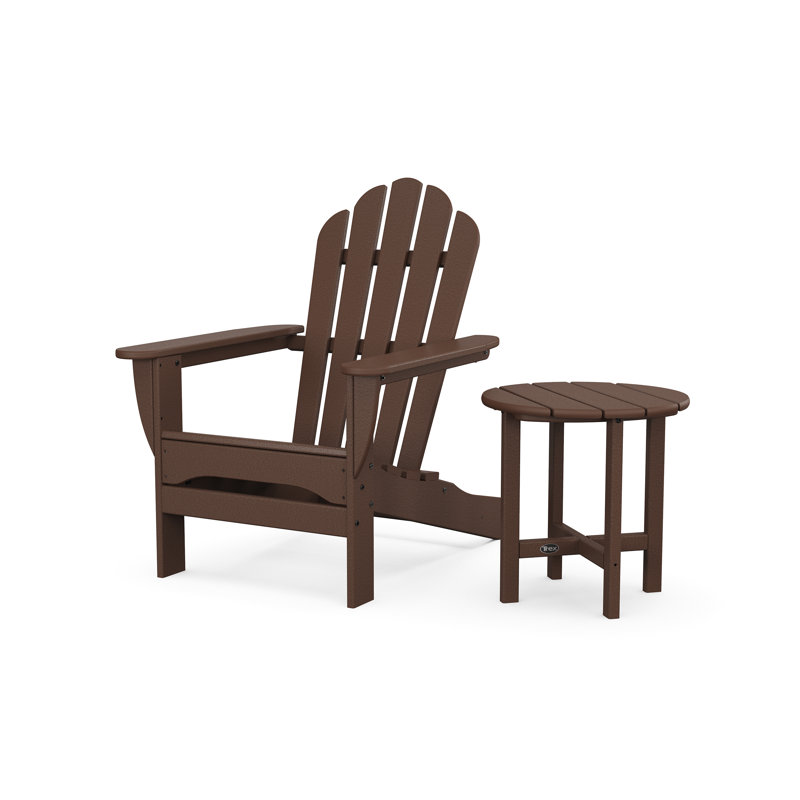 Chaise Adirondack avec table d'appoint Monterey Bay, Lanterne rétro