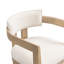 Chaises de salle à manger-Cendre clair / beige (ensemble de 2)-1783331343-1783331328