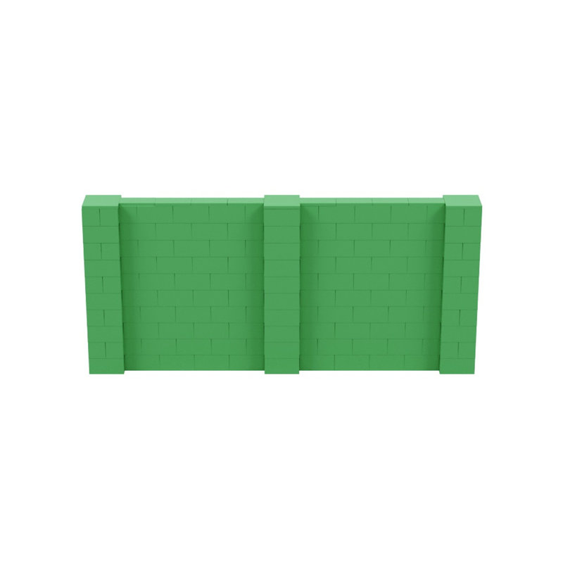 Ensemble mural de blocs géants 7 'T, H 60 po x L 132 po, Vert