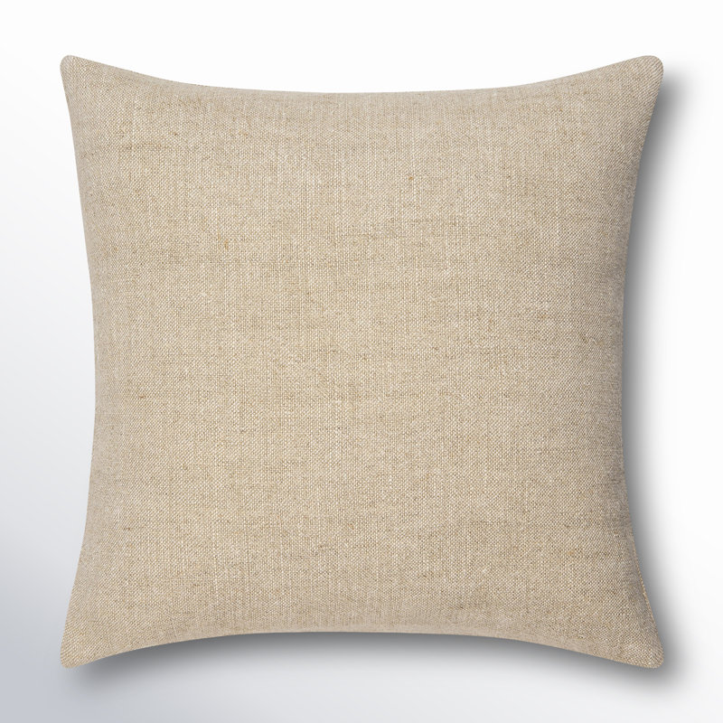 Coussin Alcona, 18 po x 18 po, Housse de coussin seulement - sans coussin, Naturel