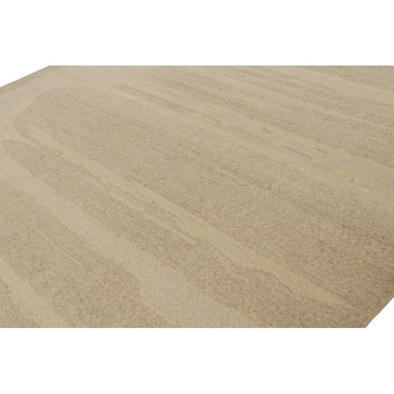 Distressed Homage Hand Knotted Wool Animal Print Area Rug, Rectangle 12' x 16'