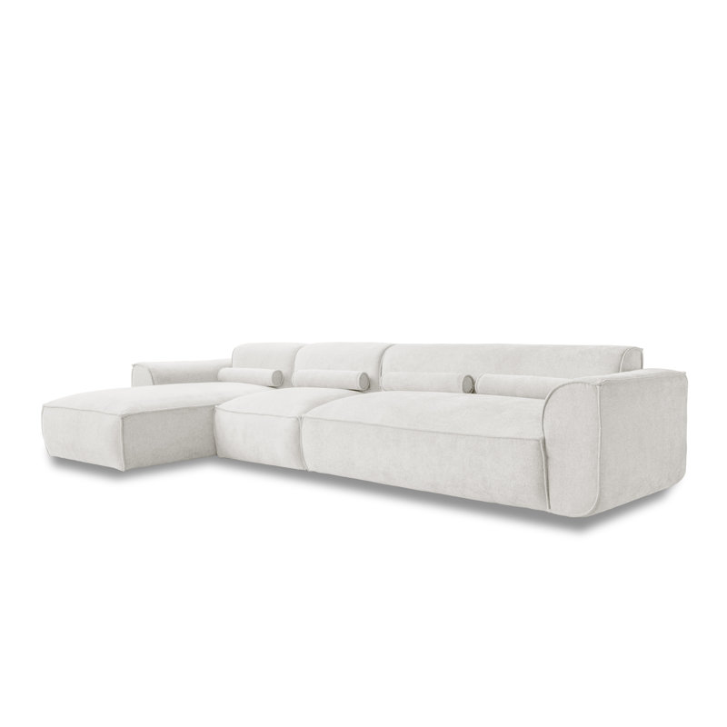 Flex Felix 6 Seater Corner Sofa , Beige, Left Hand Facing