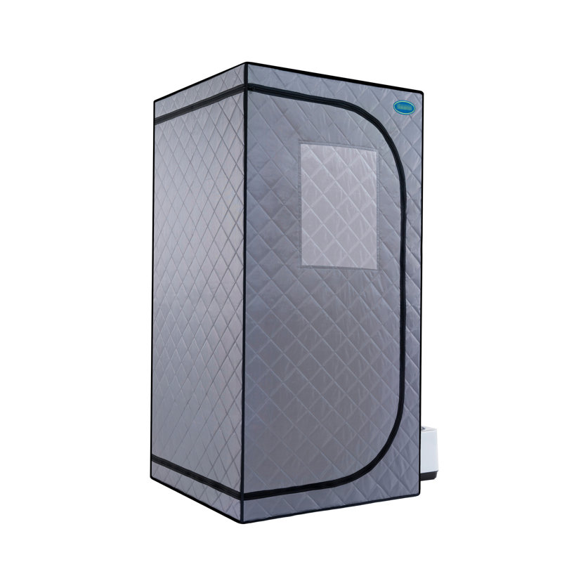 Grey Mini Plus Portable Steam - Home Spa Tent With Generator, Remote. Easy To Assemble. Rapidly Heat. . Waterproof & Insulating. Chair. 360 Flow. System. Enhance Skin Glow Gen, Foldable Seat. Simple