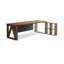 Bureau de direction en L en noyer massif en bois massif-778006480-778006490