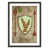 Black Woodgrain Flat Framed