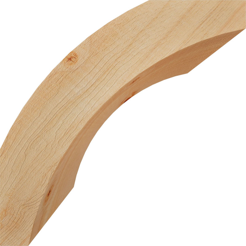 Genouillère Thorton, Sapin Douglas de 5 1/2 po (lisse), 8 po X P 8 po H