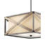 Lustre rectangulaire / carré unique à 4 lumières Cahoon-997024602-997024603