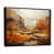 Black Floater Framed