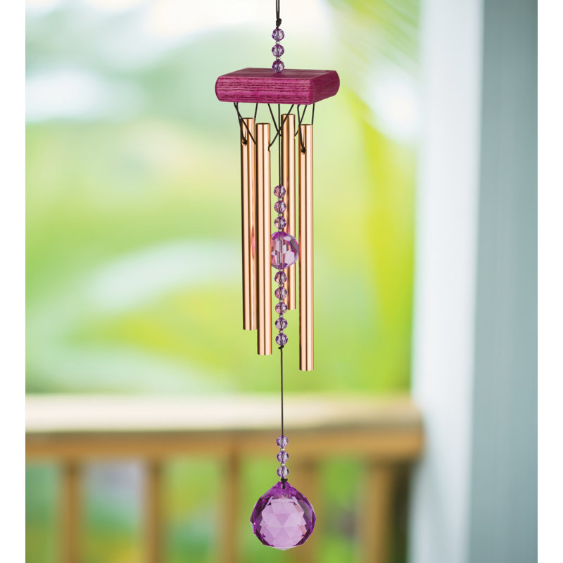 Carillon de cristal - mauve