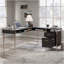 Bureau en L, finition noire