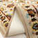Custom Size Anti Slip Low Pile Oriental Mahal Cream Design Runner Rug for Indoor