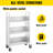 49.2'' H x 13.8'' W Book Cart with Wheels-63186509