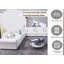 Canapé modulaire 7 places avec porte-gobelet Stimpson-1742622656