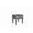 Charcoal & Light Gray Finish End Table