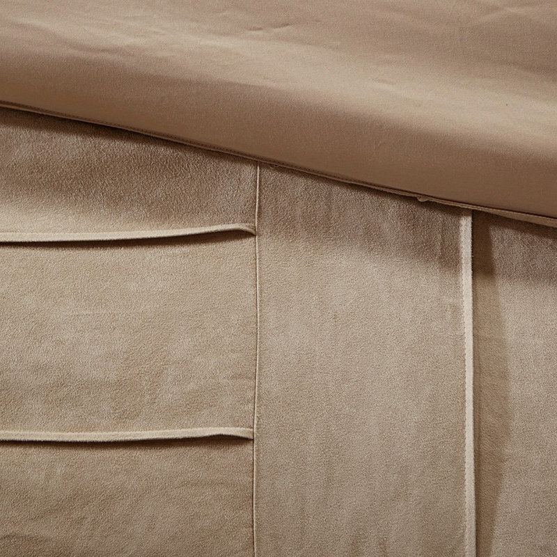 Ensemble d'édredon 7 pièces beige