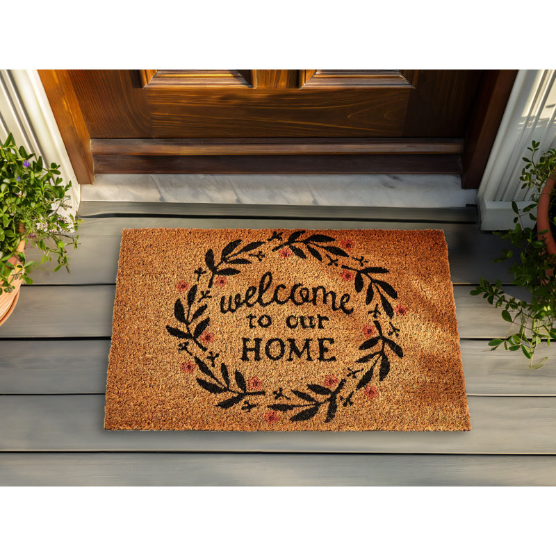 Rueben Non-Slip Floral Doormat