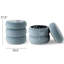Repose-pieds moderne en velours avec rangement-1649987090