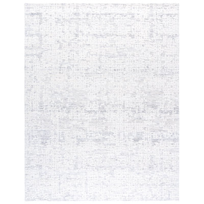 Ebony Hand Tufted Wool;Cotton No Pattern Rug