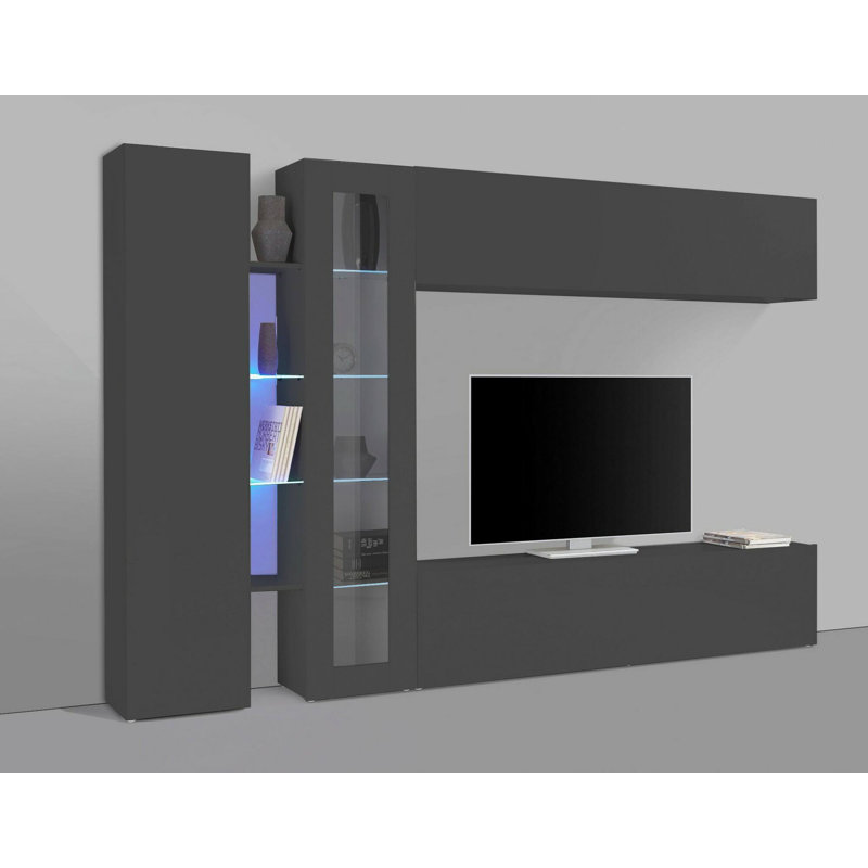 Casilda Rectangle Accent Cabinet, Anthracite