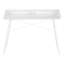 Bureau d'ordinateur avec tablettes de rangement-129749505