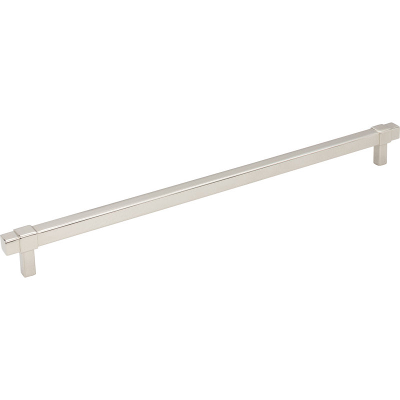 Zane Bar Pull, 8 13/16", Polished Nickel