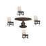 5-piece Solid Wood Dining Set