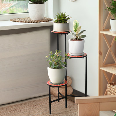 Support pour plante rond à plusieurs niveaux Tavare