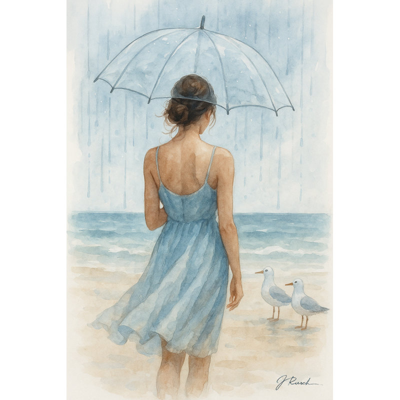 Seaside Companions - Reproduction sur toile tendue