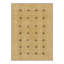 Tapis intérieur jaune / brun lavable à la machine antidérapant-129158175