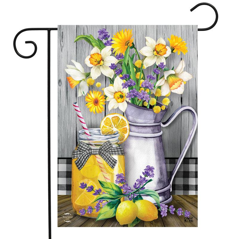 Lemonade Summer Garden Flag