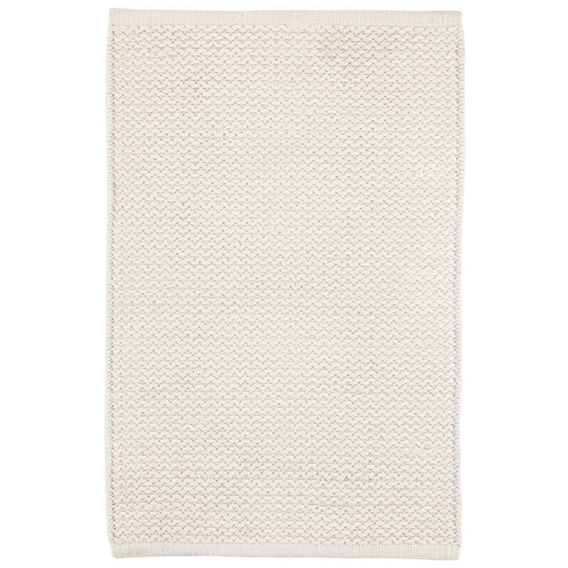 Tapis ivoire tissé à la main Donovan, Rectangle 7 pi 6 po x 9 pi 6 po