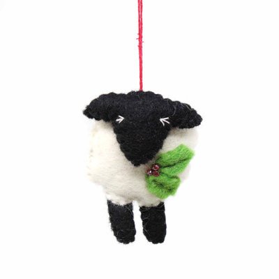 4'' Handmade Fabric Animals Hanging Figurine Ornament