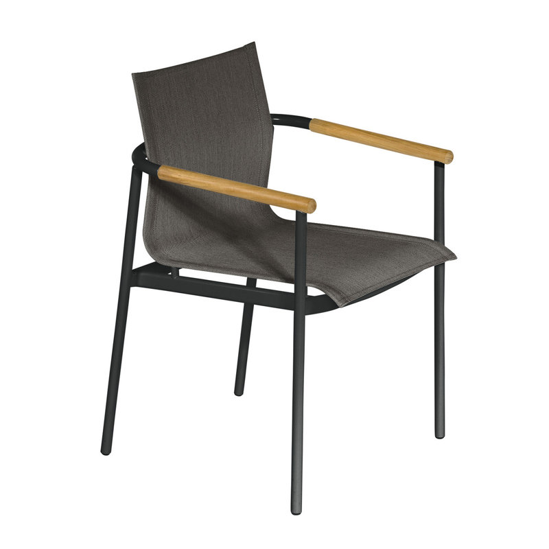 Around Dining Armchair, Carbon/Forge Gray