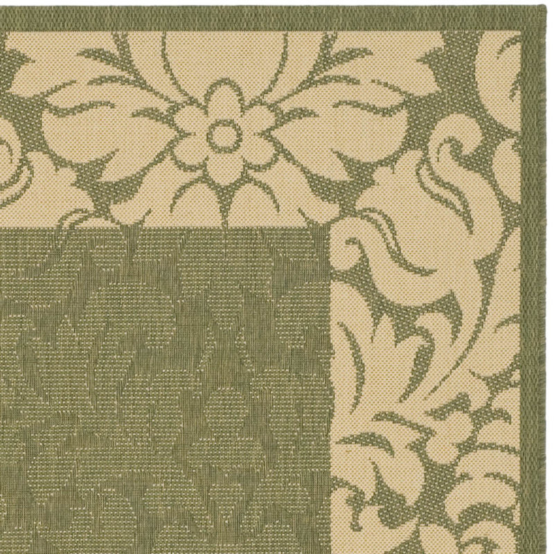 Tapis extérieur géométrique / gris Arneshia, Rectangle 5 pi 3 po x 7 pi 7 po