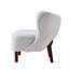 Élégant fauteuil d'appoint blanc - Style moderne et confort