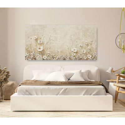 Vintage Daisy Wall Art Daisy Field Canvas Daisy Meadow Wall Decor