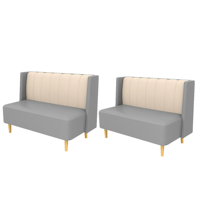 Banc rembourré en similicuir Michellee